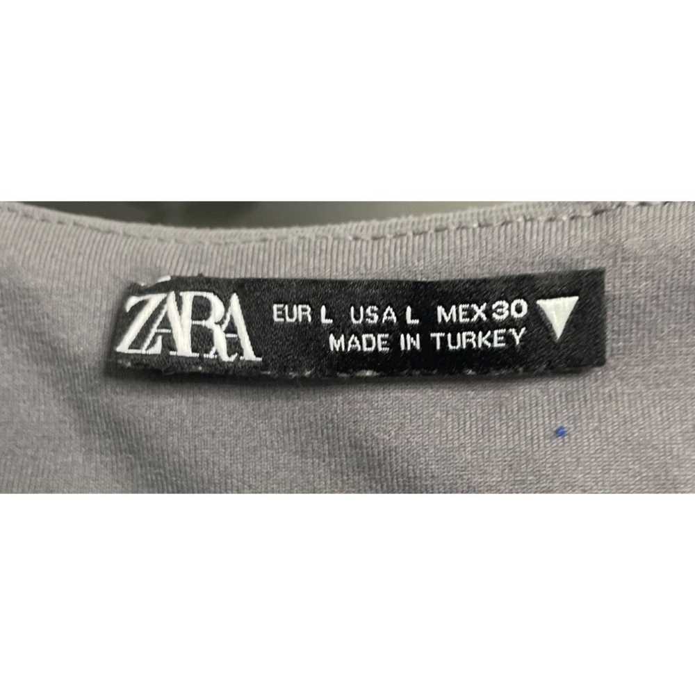 Zara Zara Women's Large L LG Gray Sleeveless fitt… - image 3