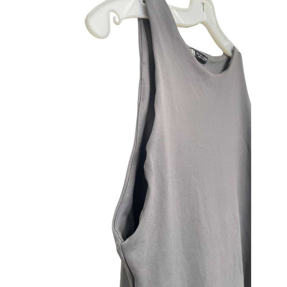 Zara Zara Women's Large L LG Gray Sleeveless fitt… - image 5