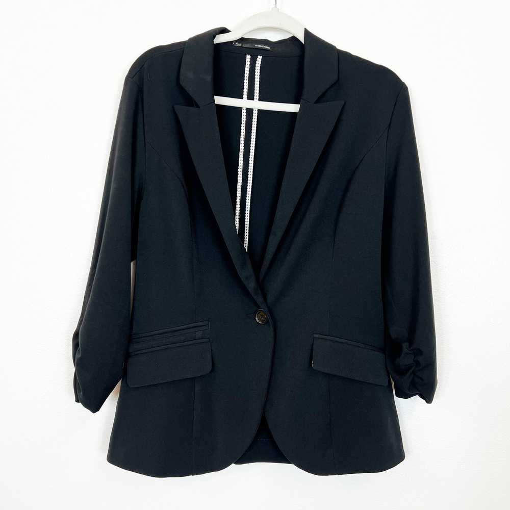 Maurices Black 3/4 Sleeve Blazer Jacket Women's L… - image 1