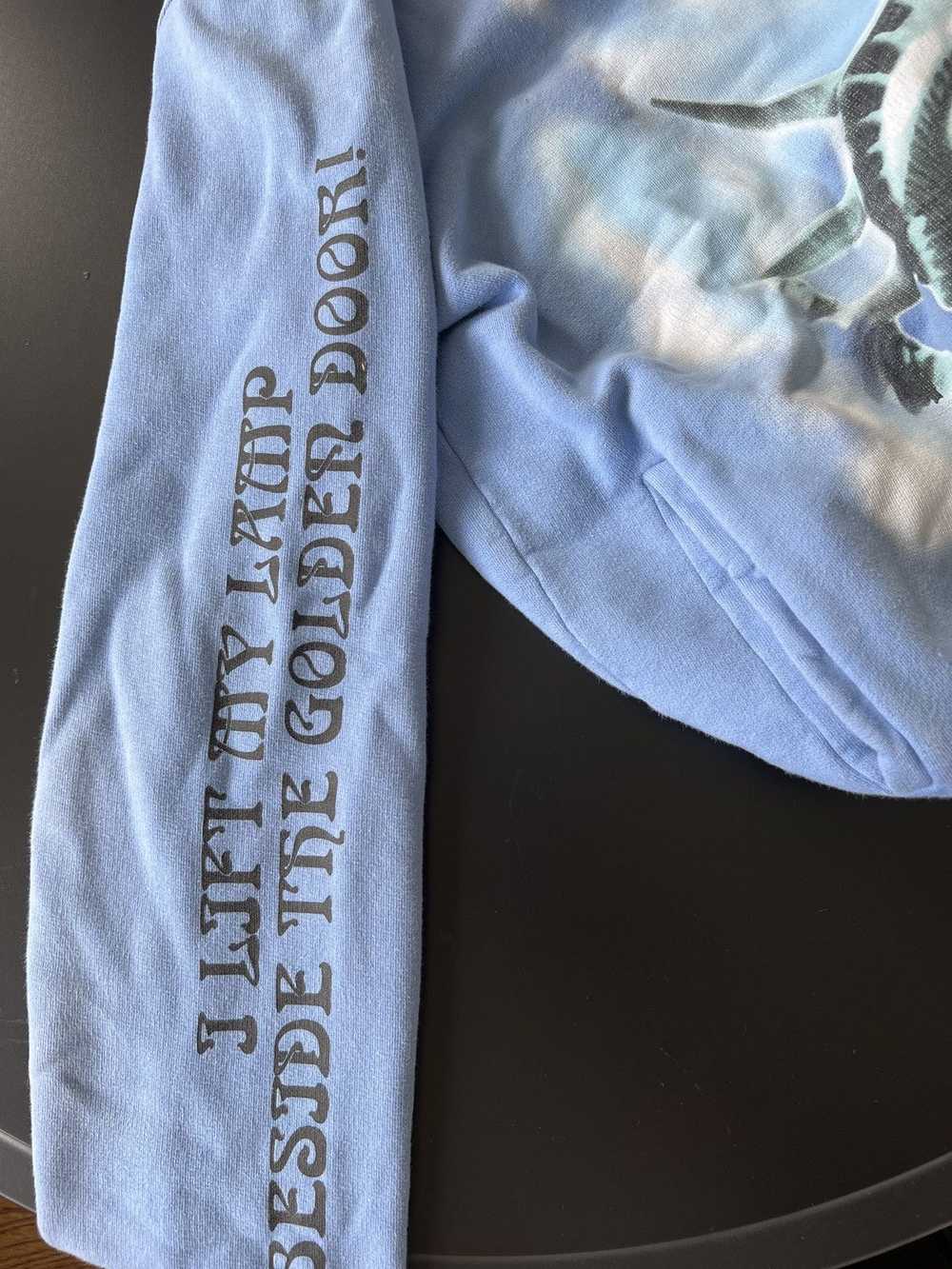 Off-White Baby blue liberty hoodie - image 5