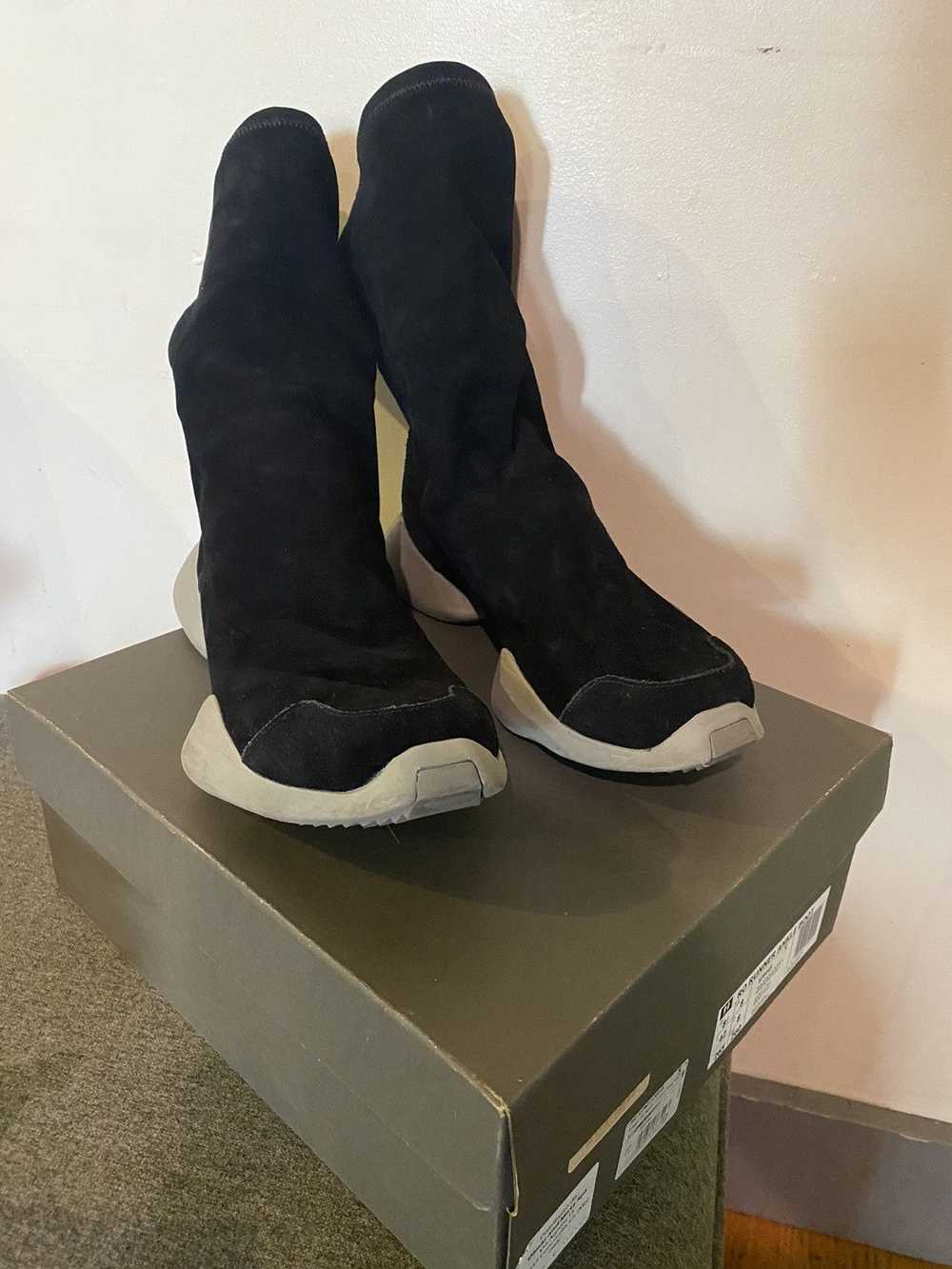 Rick Owens Rick Owens x Adidas runner ankle boot - image 2