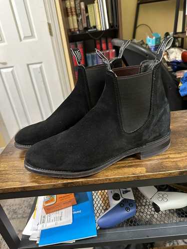 R.M. Williams Rm Williams black suede turnout boot