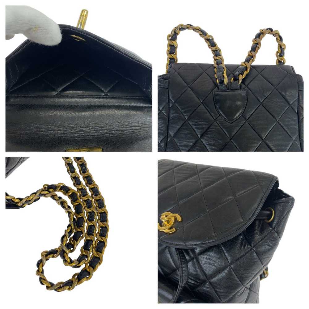 Chanel Chanel Chanel Lambskin Matelasse Double Co… - image 6