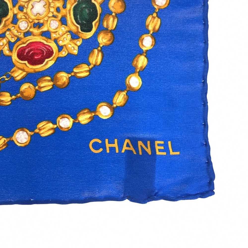 Chanel Chanel Chanel Vintage Silk Scarf Jewelry P… - image 4