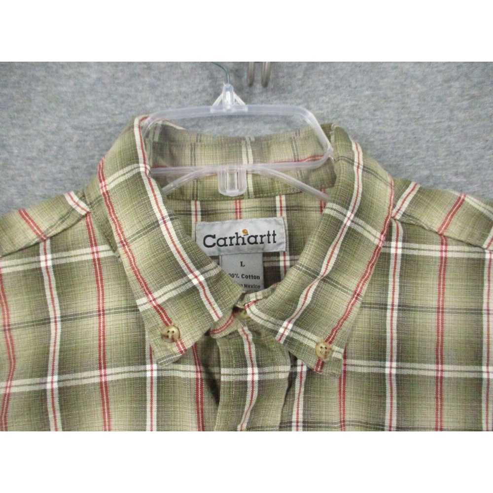 Carhartt Carhartt Flannel Shirt Large Men Brown R… - image 3