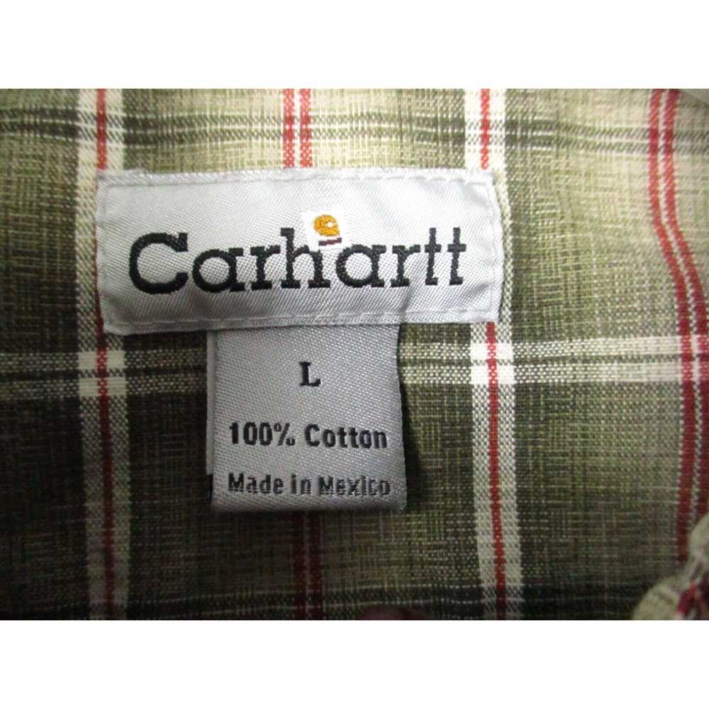 Carhartt Carhartt Flannel Shirt Large Men Brown R… - image 5