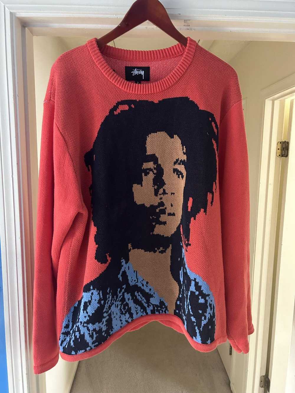 Bob Marley × Stussy Stussy Bob Marley crewneck sw… - image 1