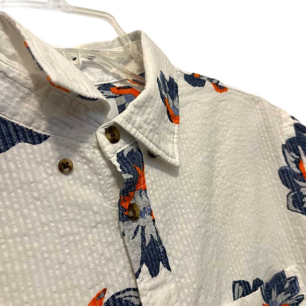 Old Navy Old Navy Hawaiian Seersucker Shirt Flora… - image 3