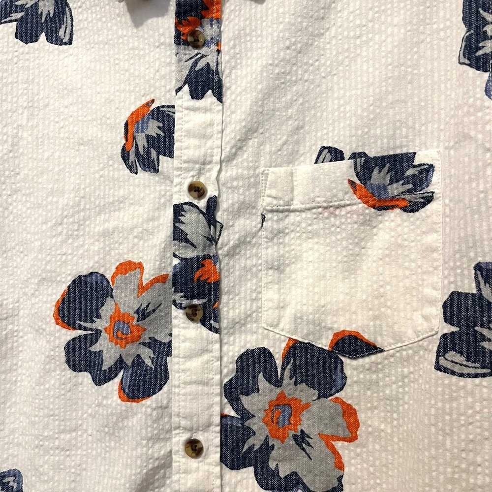 Old Navy Old Navy Hawaiian Seersucker Shirt Flora… - image 4