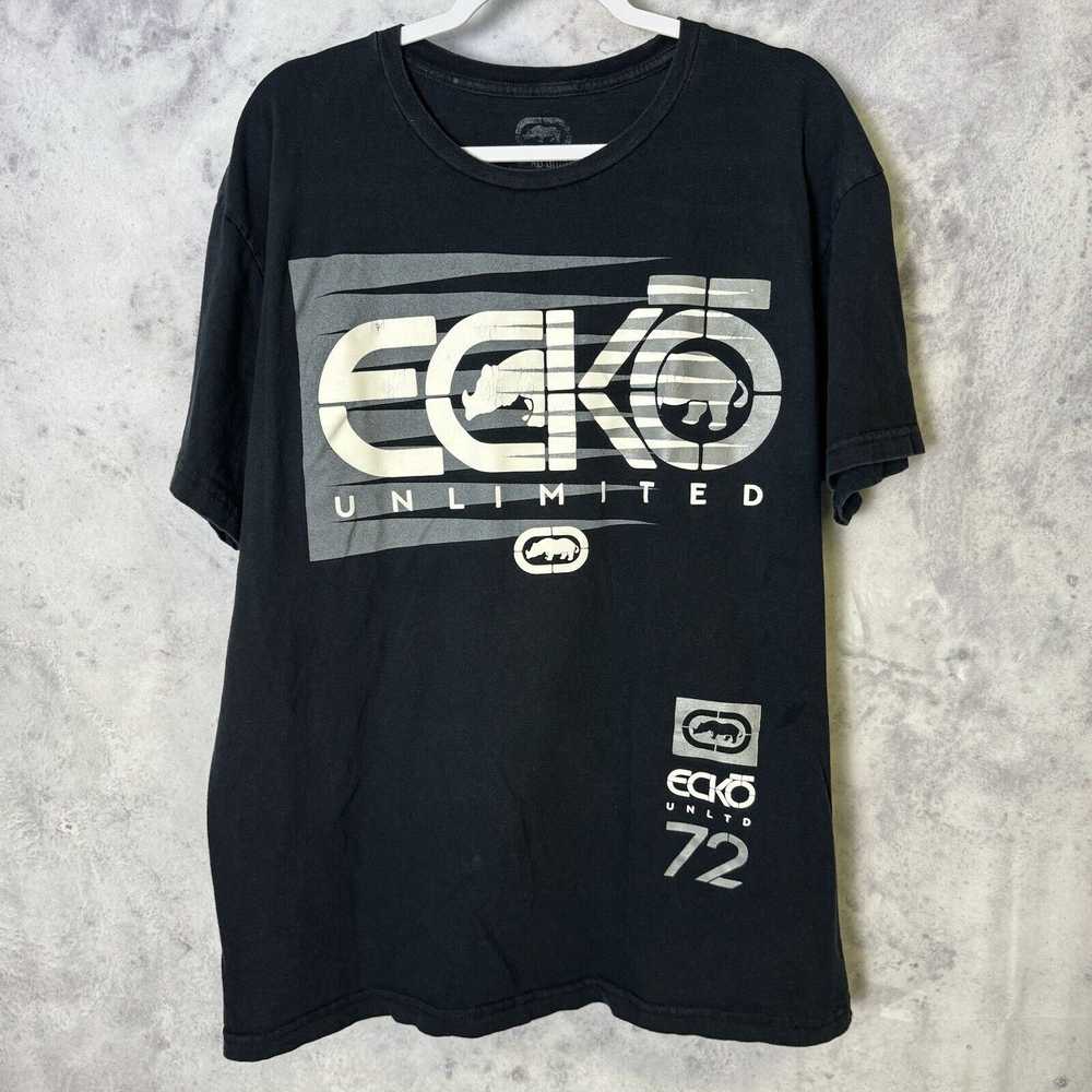 Ecko Unltd. Ecko Unltd T Shirt Mens 2XL Black Sho… - image 2