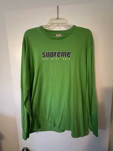 Supreme Supreme The Real Sh1t L/S Tee Like Green M