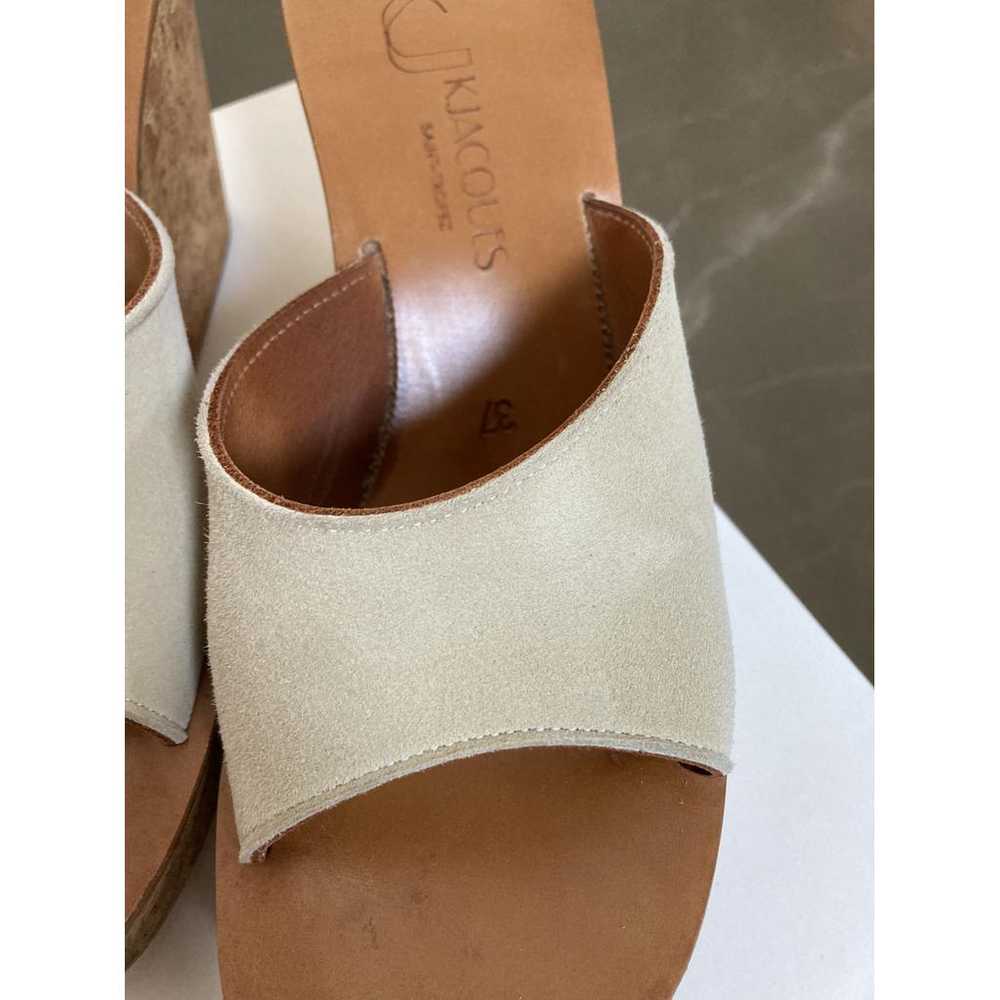 K Jacques Pony-style calfskin mules & clogs - image 4