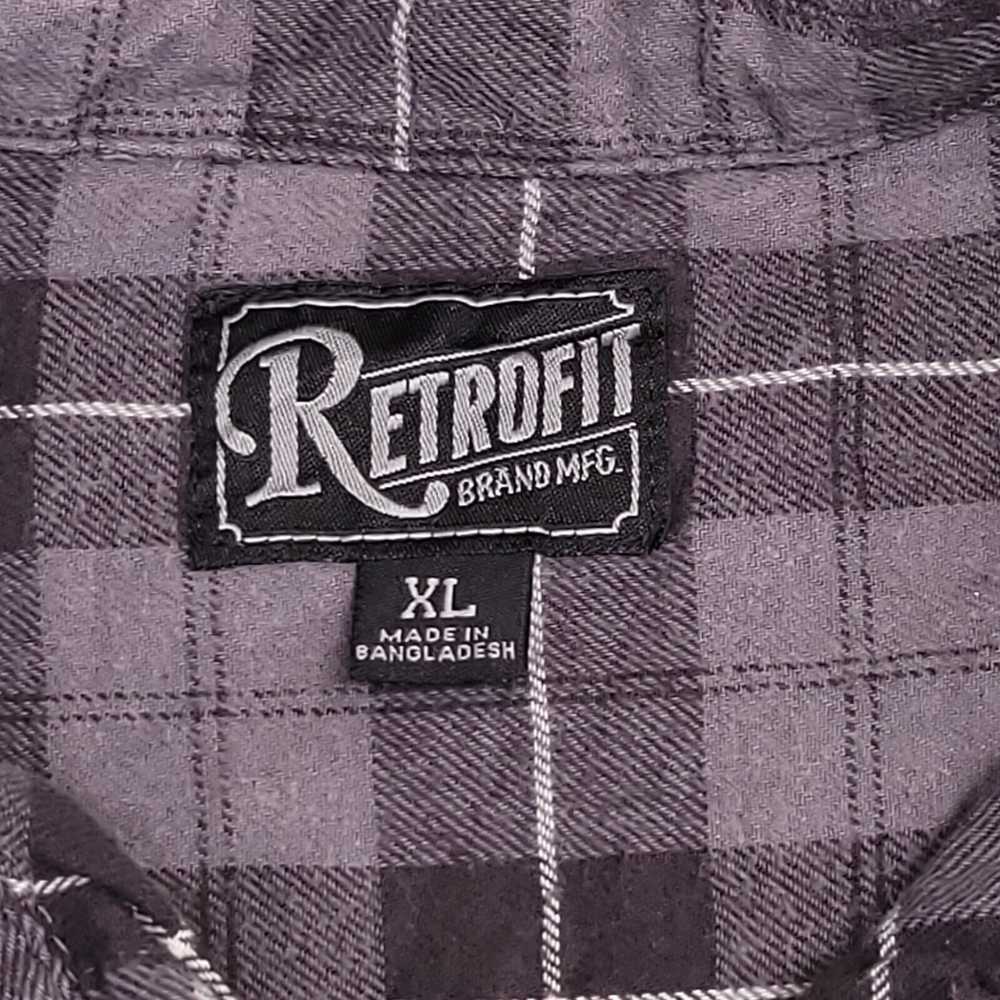 Retrofit Retrofit Tartan Flannel Shirt Mens Size … - image 3