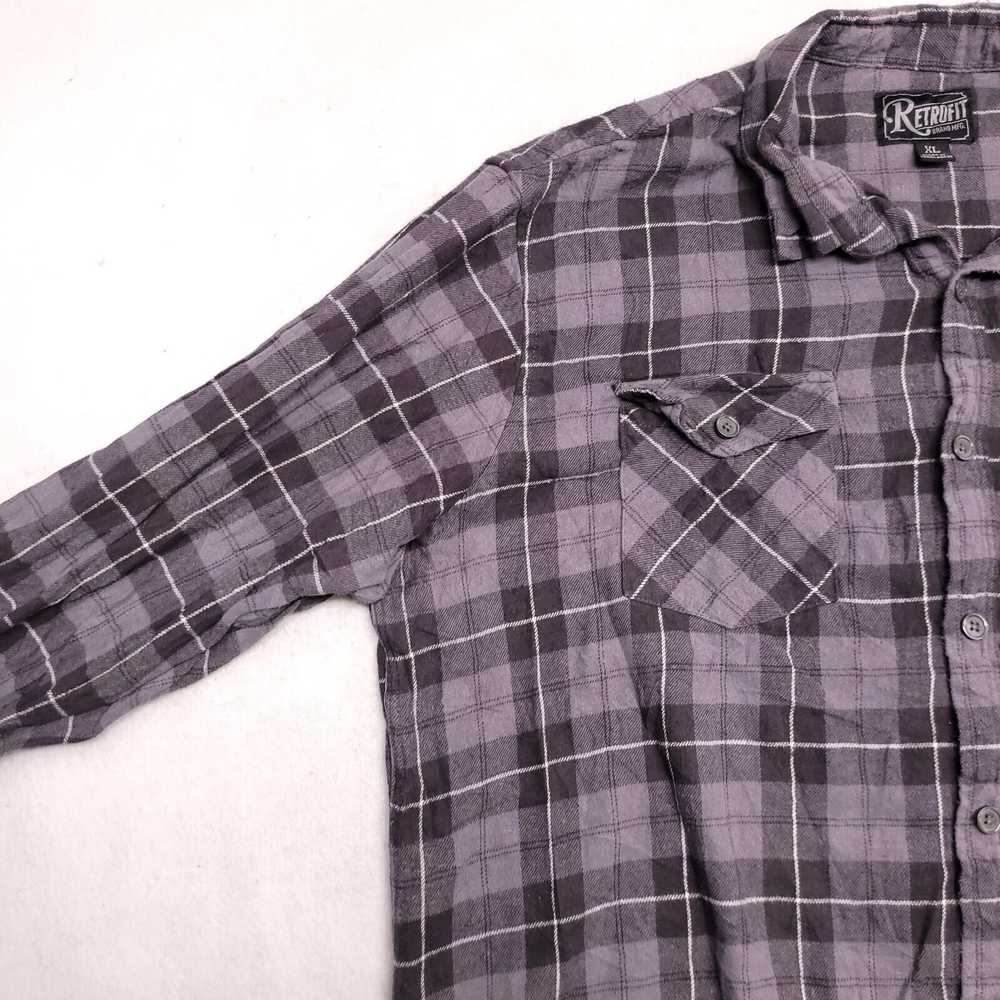 Retrofit Retrofit Tartan Flannel Shirt Mens Size … - image 4