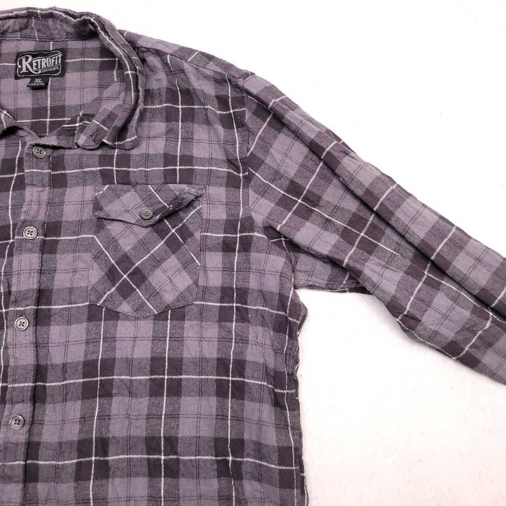 Retrofit Retrofit Tartan Flannel Shirt Mens Size … - image 5