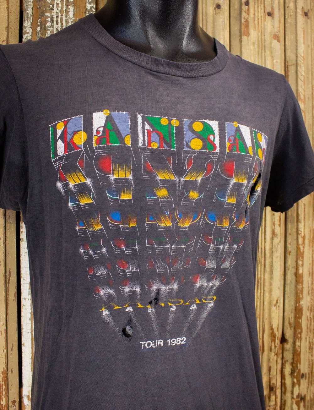 Band Tees × Vintage Vintage Kansas Tour Concert T… - image 3