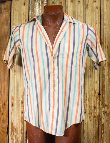 Vintage Vintage Enro Striped Button Up Shirt 70s