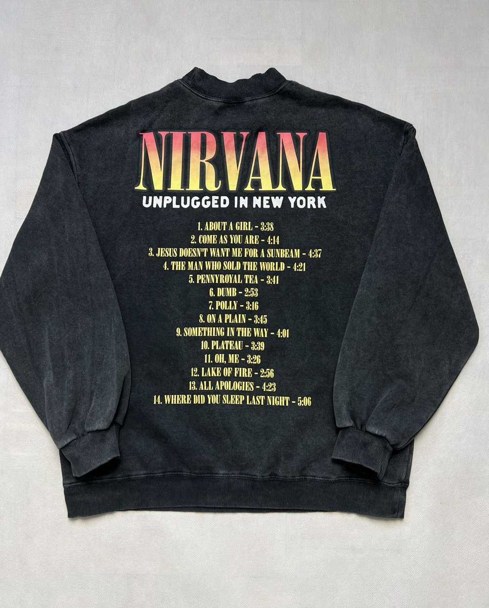 Band Tees × Nirvana × Streetwear Sweatshirt Nirva… - image 2