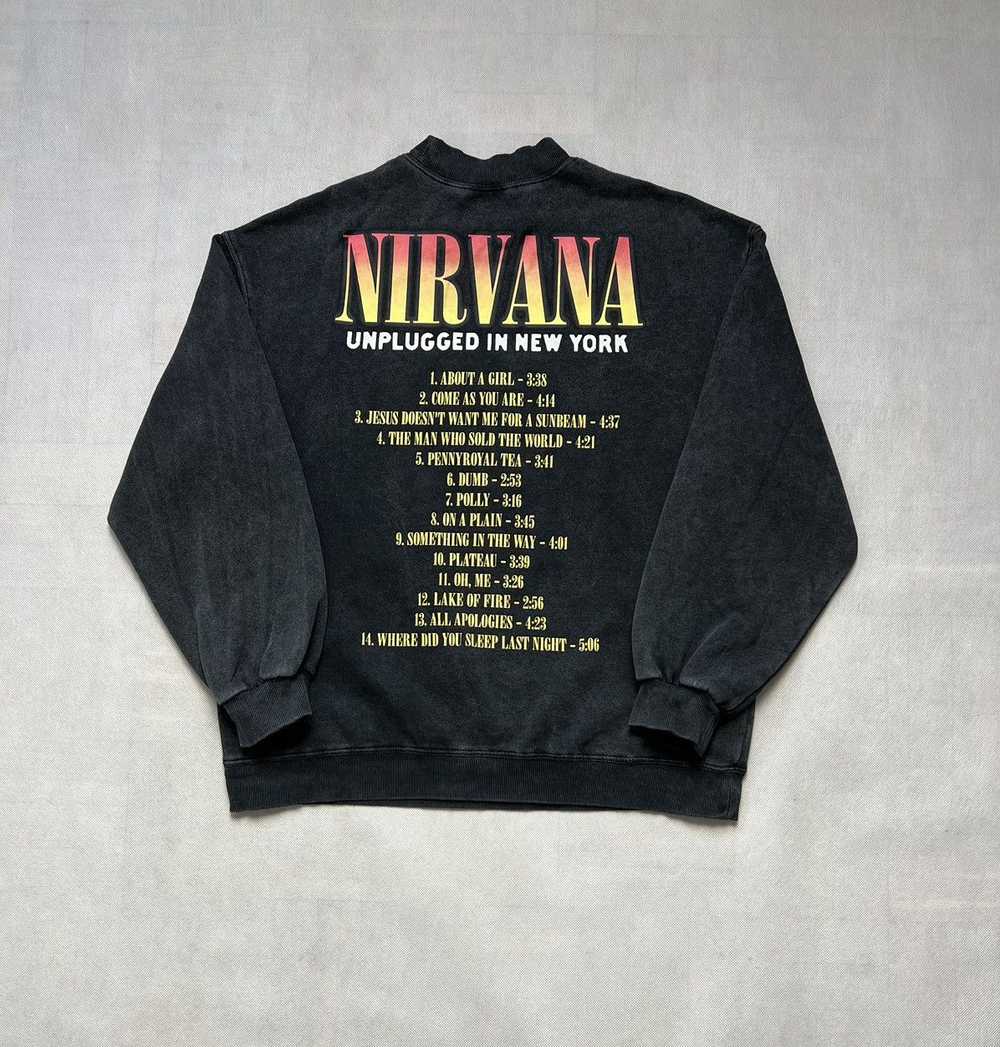 Band Tees × Nirvana × Streetwear Sweatshirt Nirva… - image 3