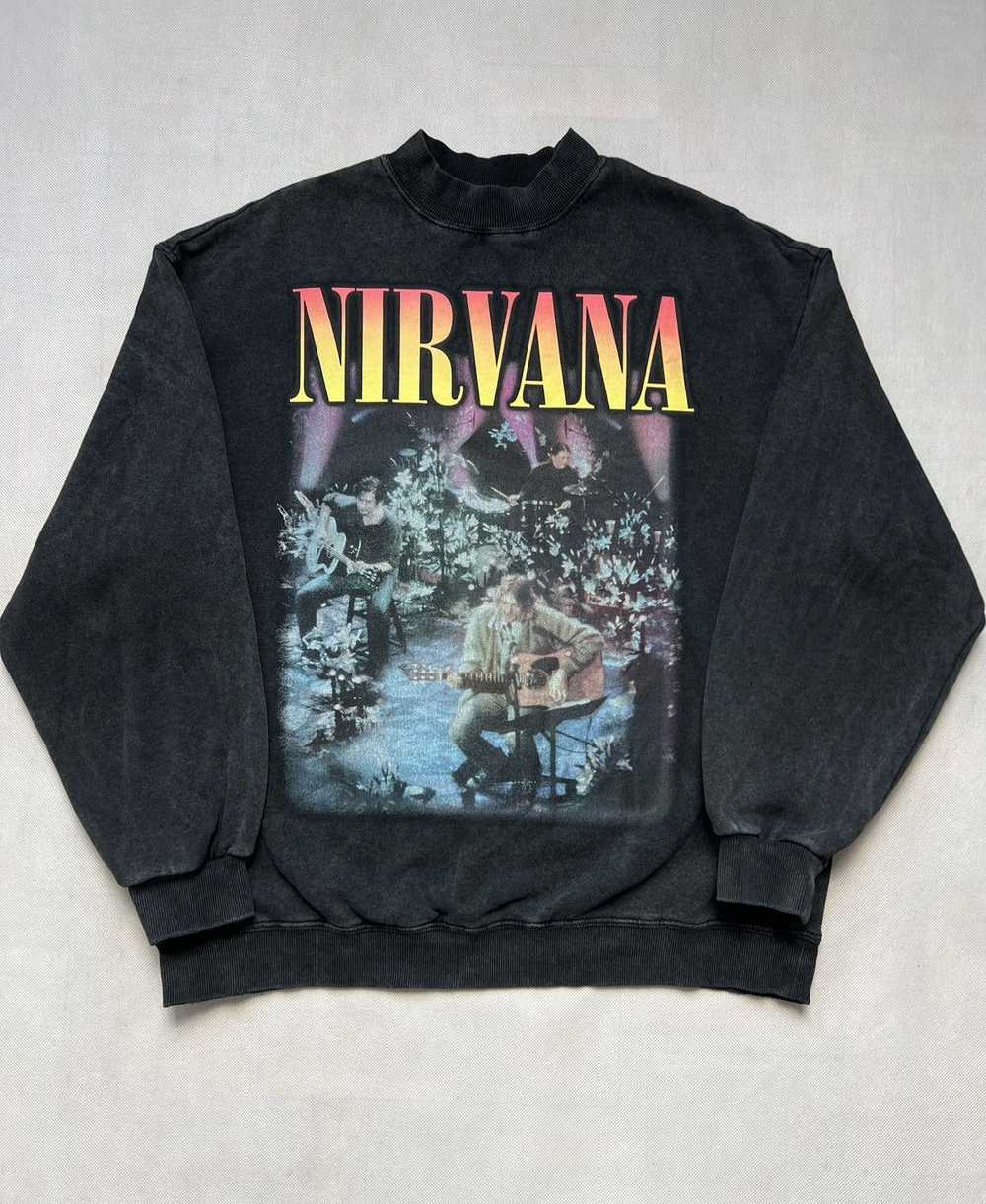 Band Tees × Nirvana × Streetwear Sweatshirt Nirva… - image 4