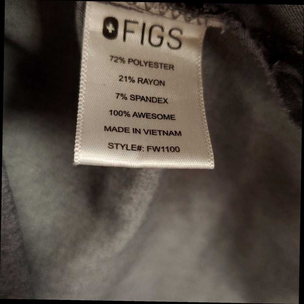 Vintage Womens Large Gray Fig Patterned Stretch H… - image 7