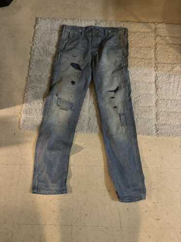 Rrl distressed carpenter jean - Gem Rrl distressed carpenter jean - Gem