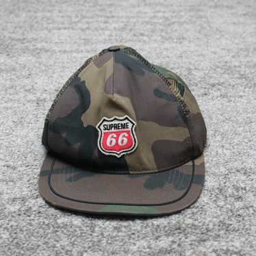 Supreme Vtg Supreme Route 66 5 Panel Snapback Cam… - image 1