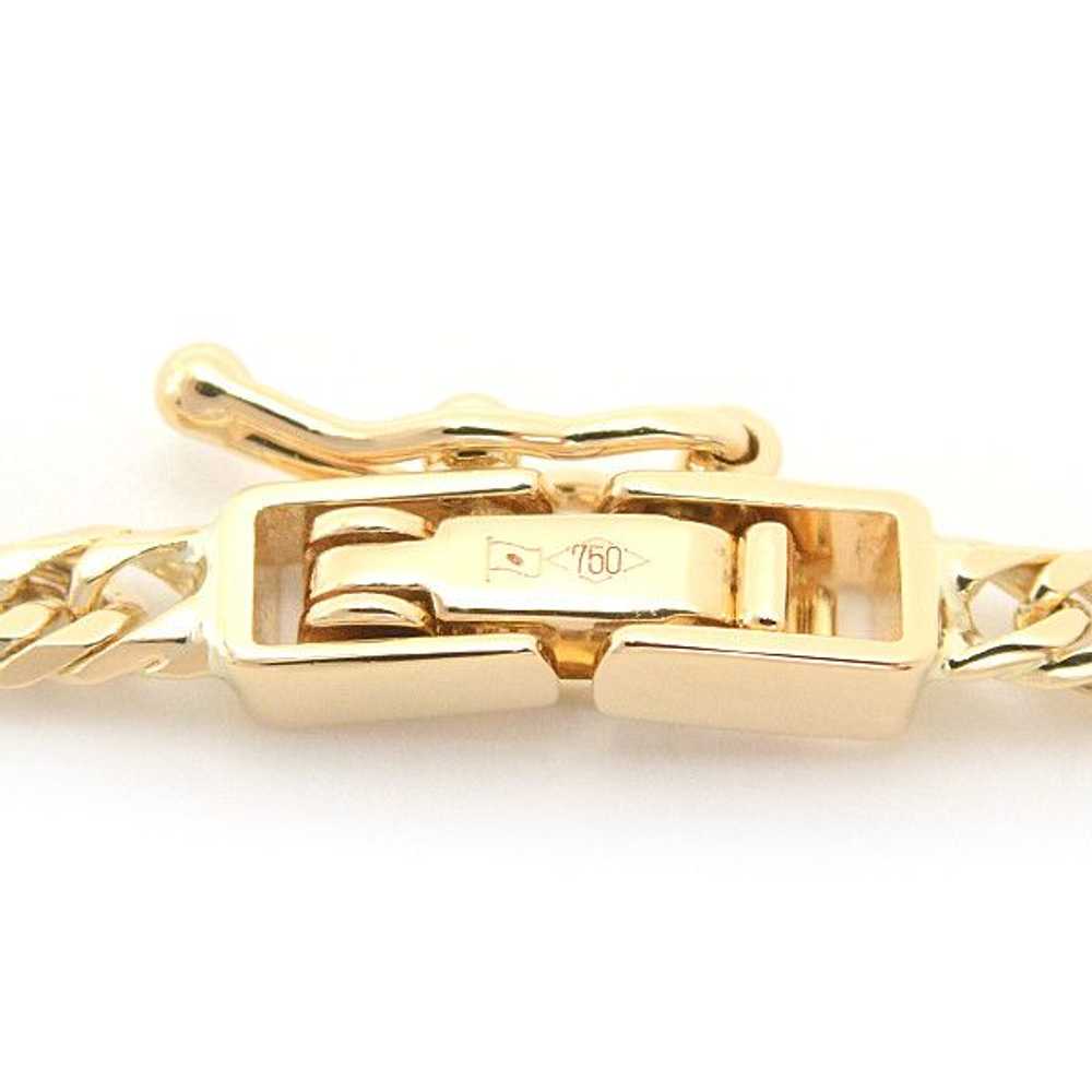 Other Other K18 Double Curb Necklace Yellow Gold … - image 4