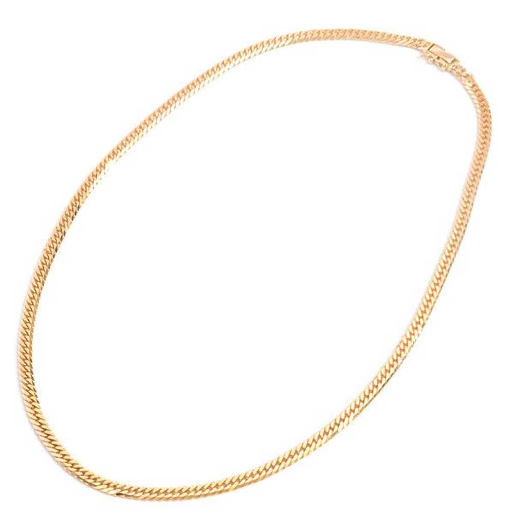 Other Other K18 6-Sided Double-Cut Chain Necklace… - image 2