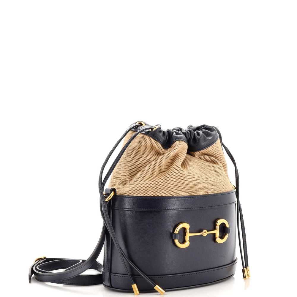 GUCCI Horsebit 1955 Bucket Crossbody Bag Leather … - image 2