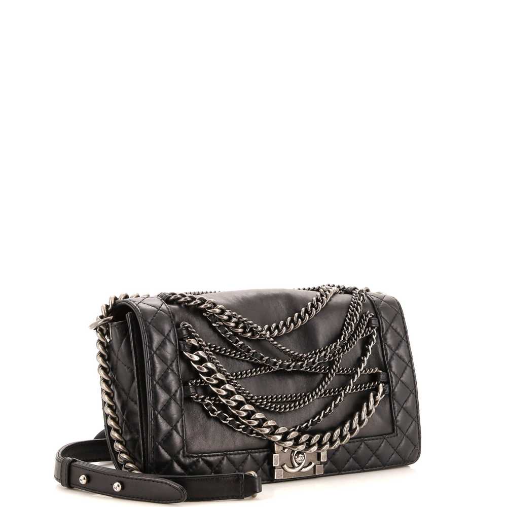 CHANEL Boy Flap Bag Enchained Lambskin New Medium - image 2