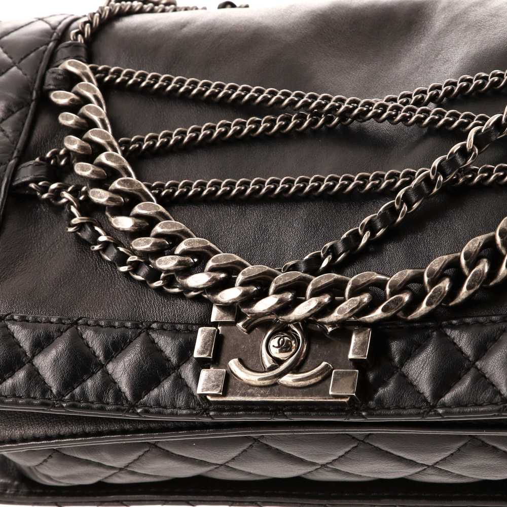 CHANEL Boy Flap Bag Enchained Lambskin New Medium - image 8