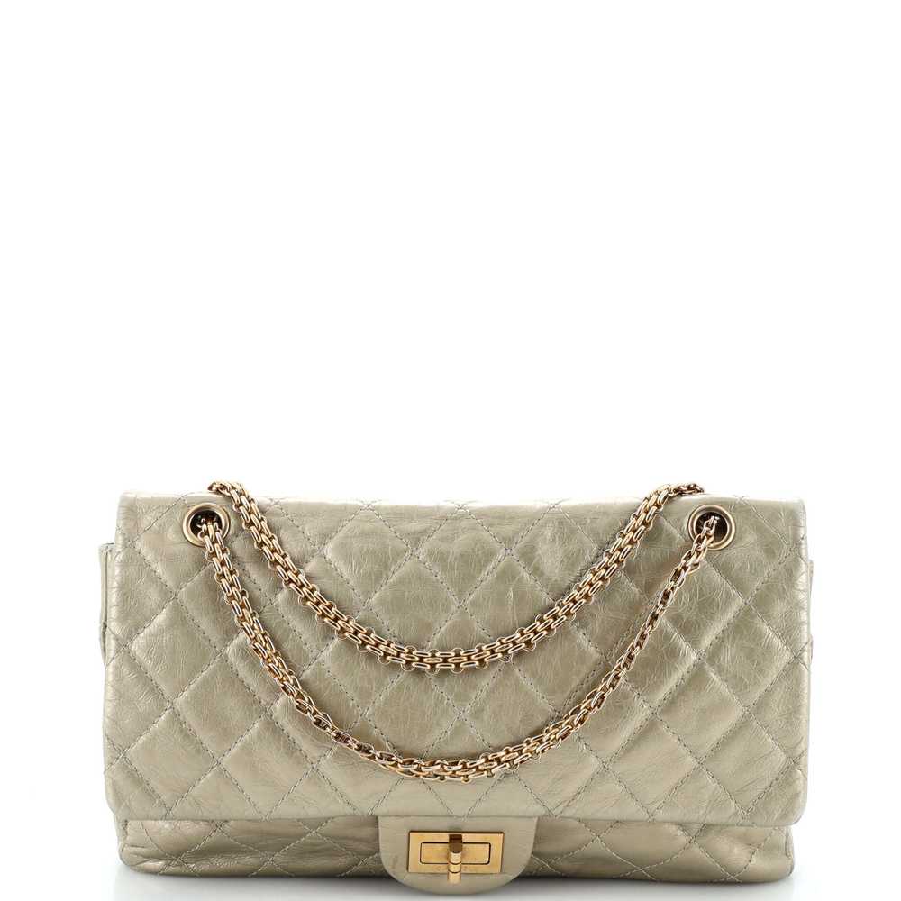 CHANEL Reissue 2.55 Flap Bag Quilted Metallic Age… - image 1