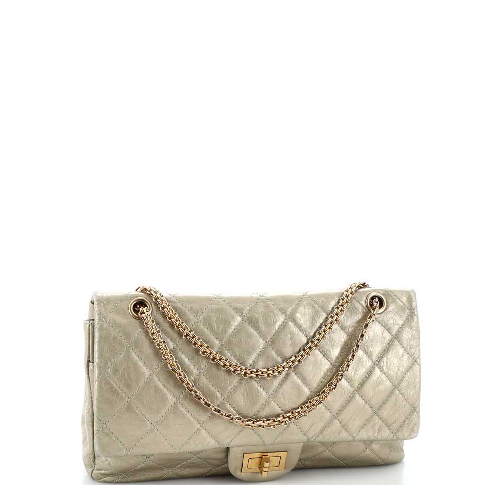 CHANEL Reissue 2.55 Flap Bag Quilted Metallic Age… - image 2