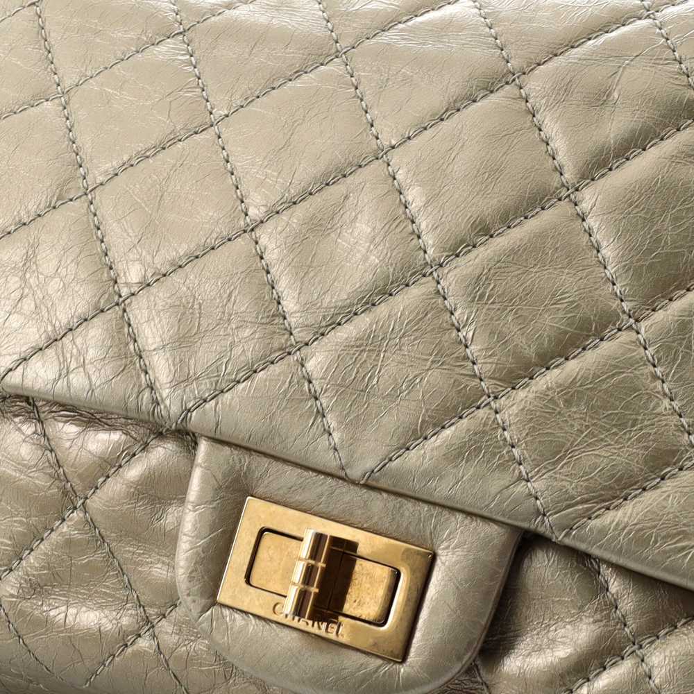 CHANEL Reissue 2.55 Flap Bag Quilted Metallic Age… - image 6