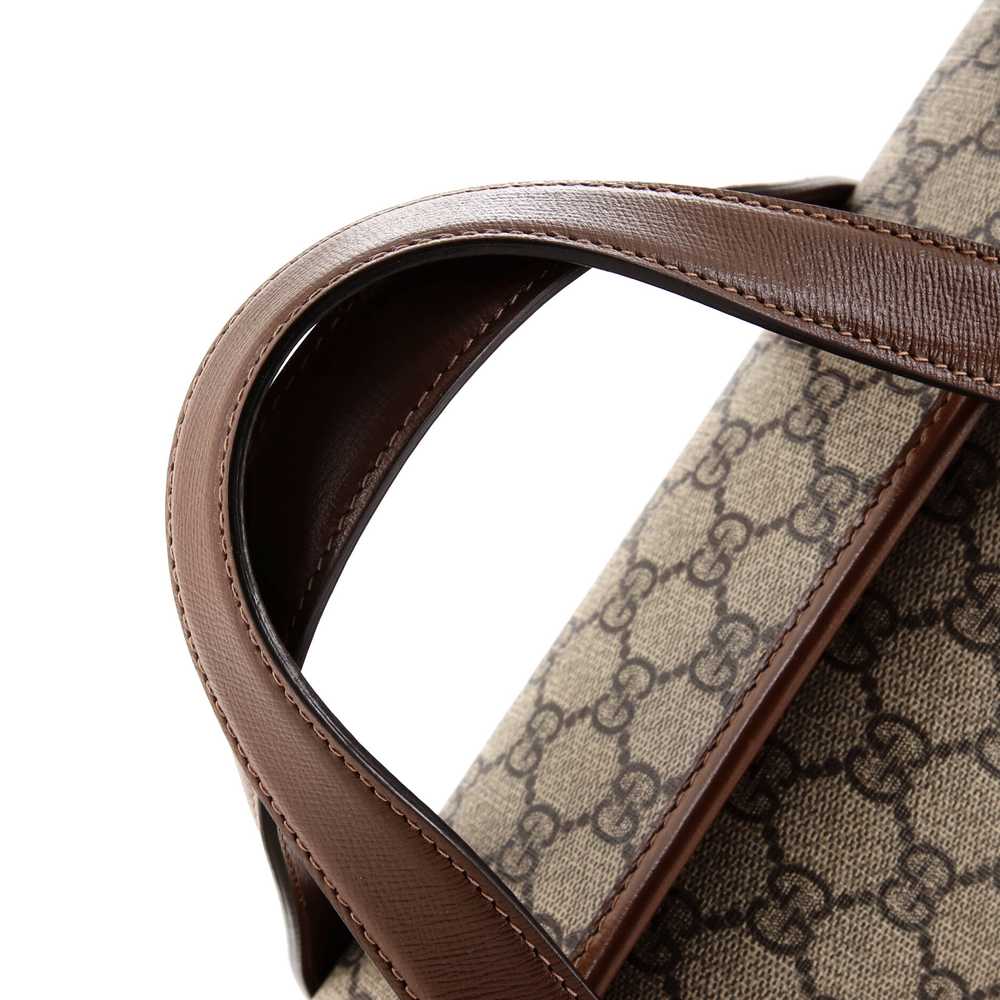 GUCCI Horsebit 1955 Boston Bag GG Coated Canvas S… - image 7