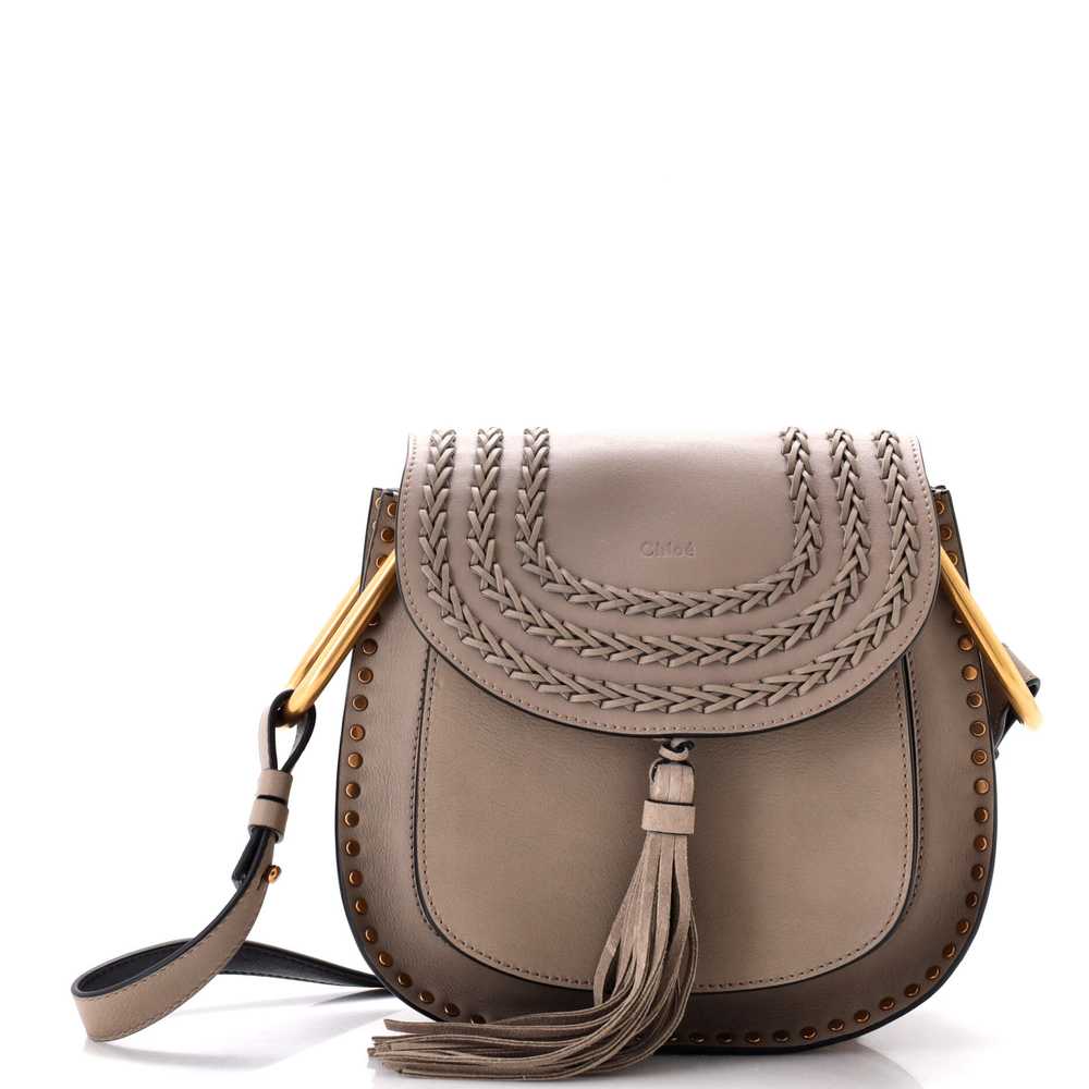 CHLOE Hudson Handbag Whipstitch Leather Small - image 1