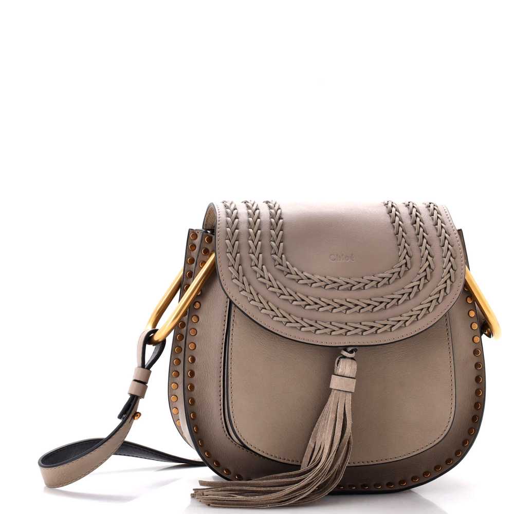 CHLOE Hudson Handbag Whipstitch Leather Small - image 2