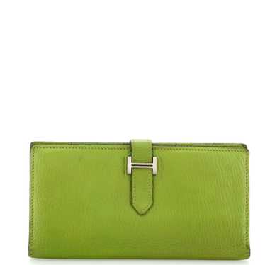 Hermes Bearn Wallet Chevre Mysore Long