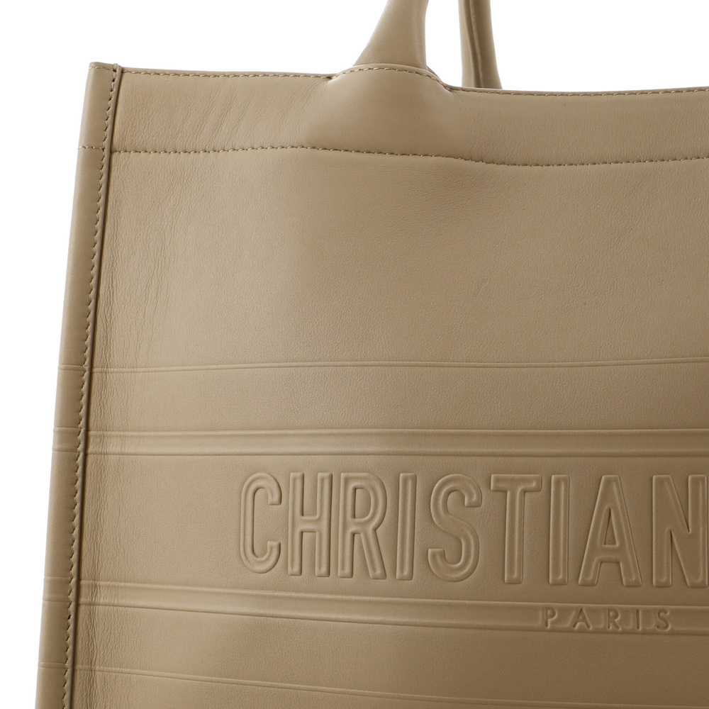 Christian Dior Book Tote Embossed Leather Medium - image 6