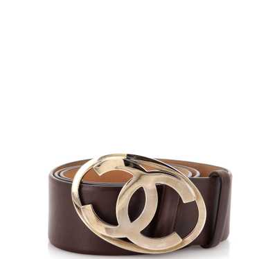 CHANEL Oval CC Belt Calfskin Wide 85 - image 1