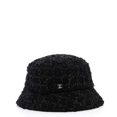 CHANEL Bucket Hat Tweed