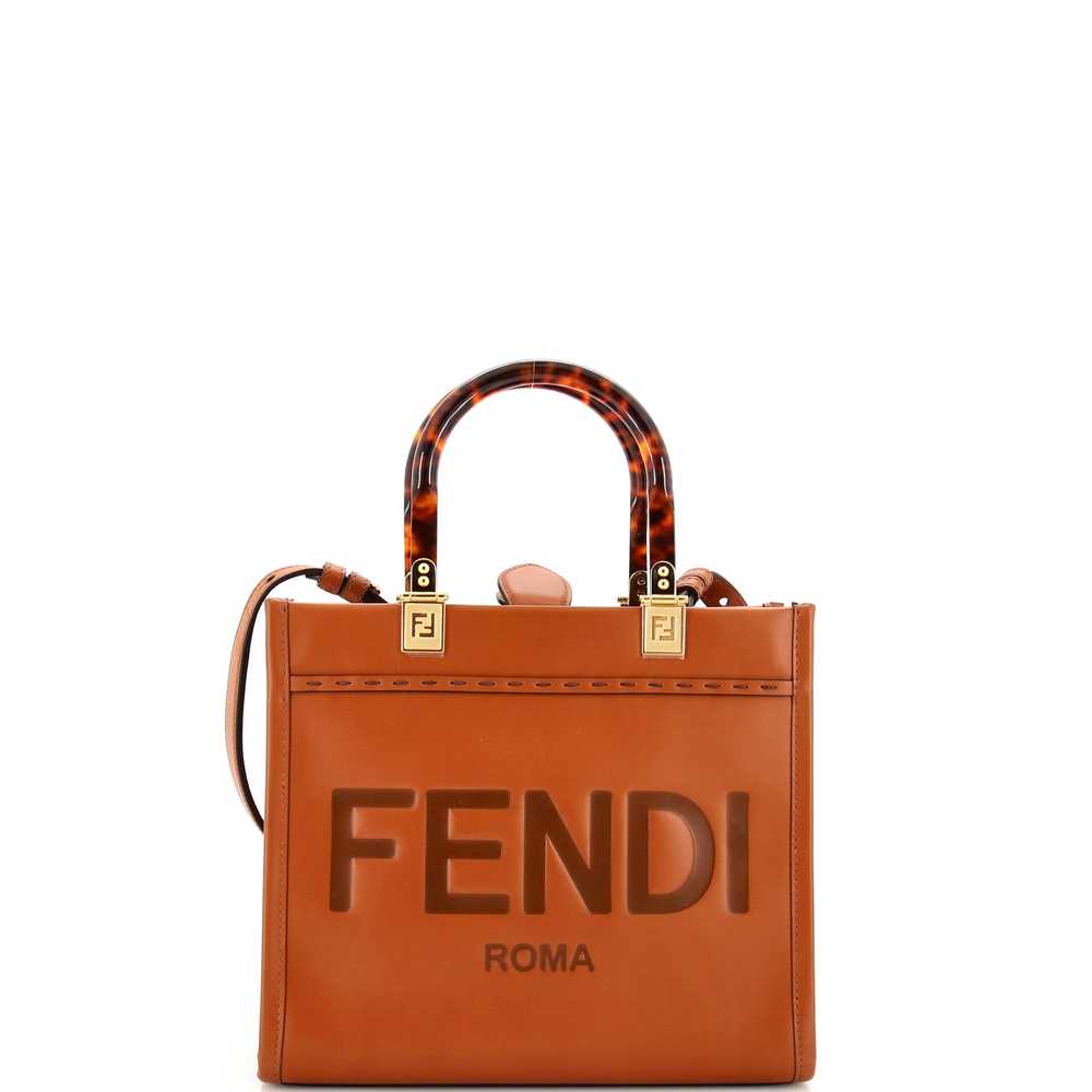 FENDI Sunshine Shopper Tote Leather Small - image 1