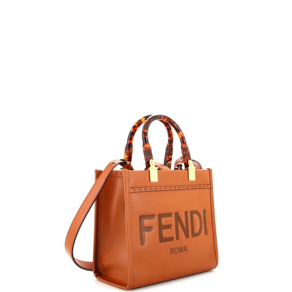 FENDI Sunshine Shopper Tote Leather Small - image 2