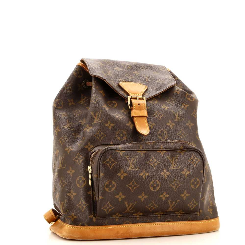 Louis Vuitton Vintage Montsouris Backpack Monogra… - image 2