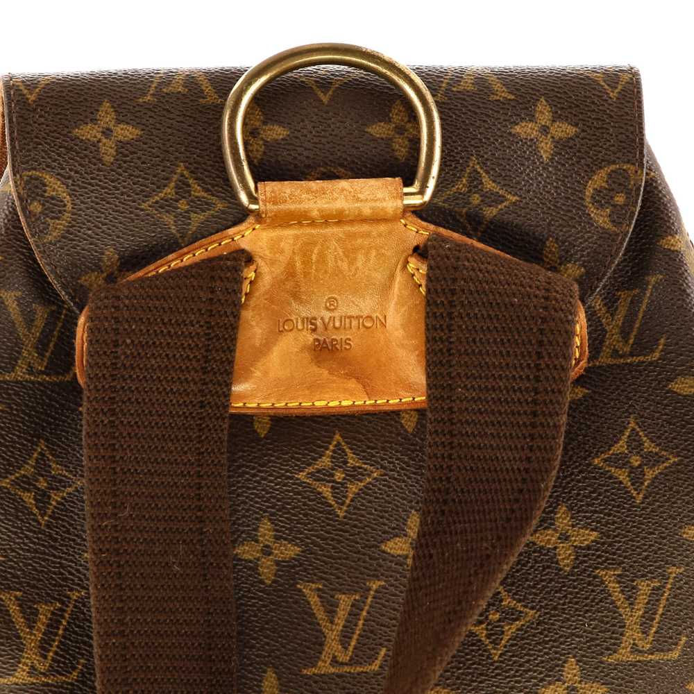 Louis Vuitton Vintage Montsouris Backpack Monogra… - image 7