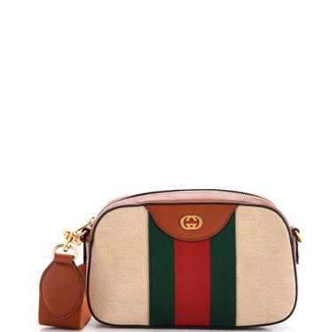 GUCCI Camera Bag Vintage Web Canvas