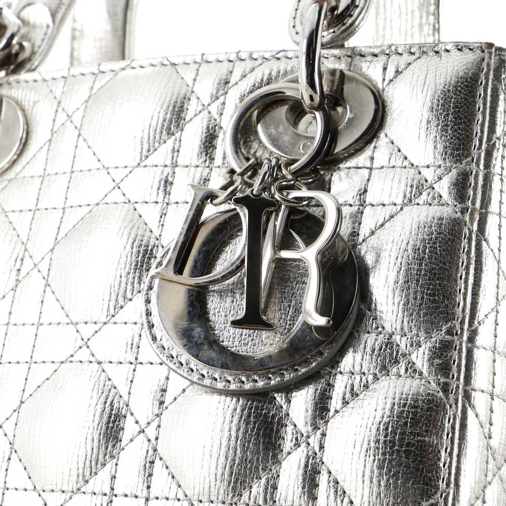 Christian Dior My ABCDior Lady Dior Bag Metallic … - image 8