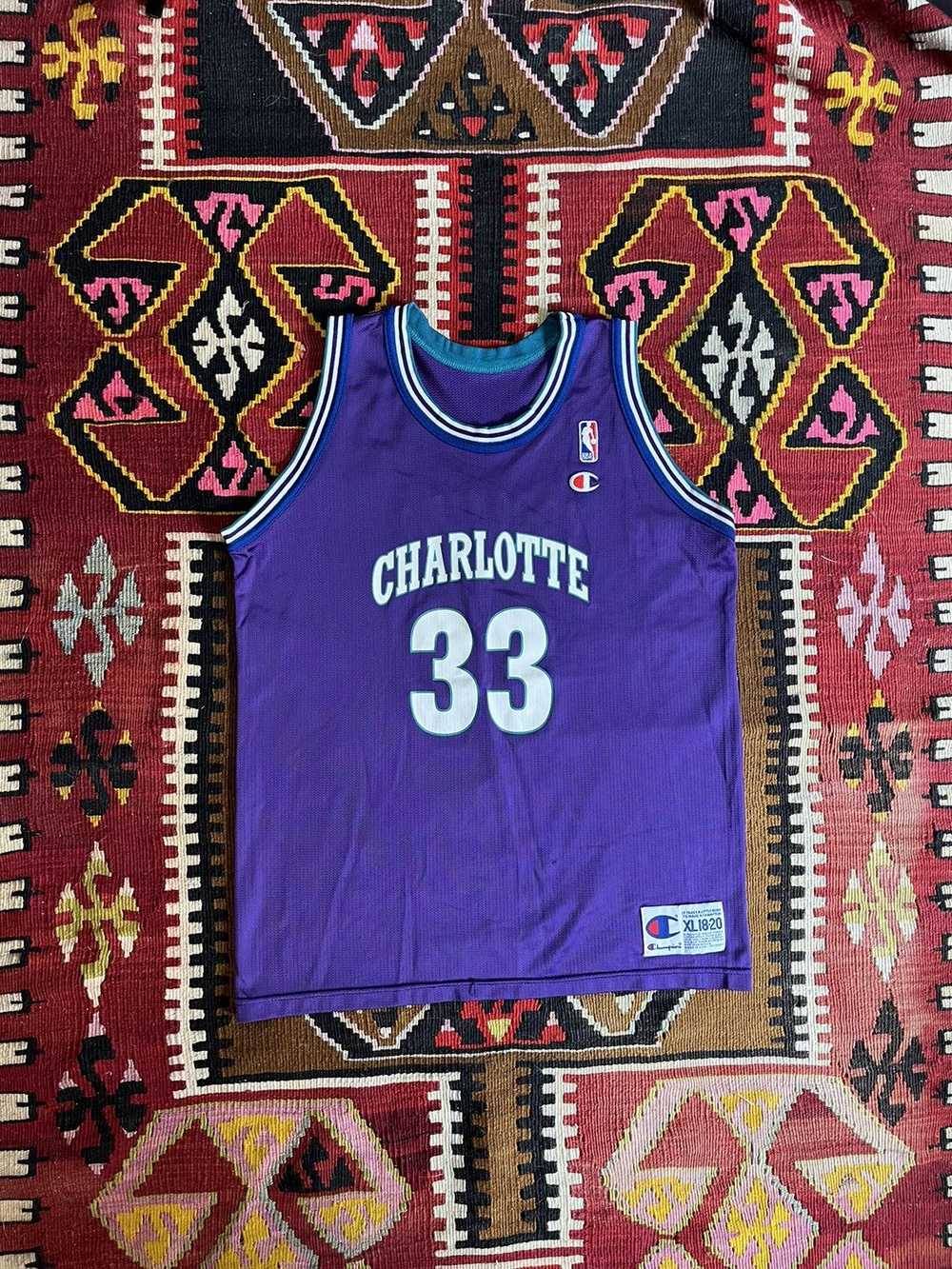 Champion × NBA × Vintage Vintage 90s Charlotte Ho… - image 1