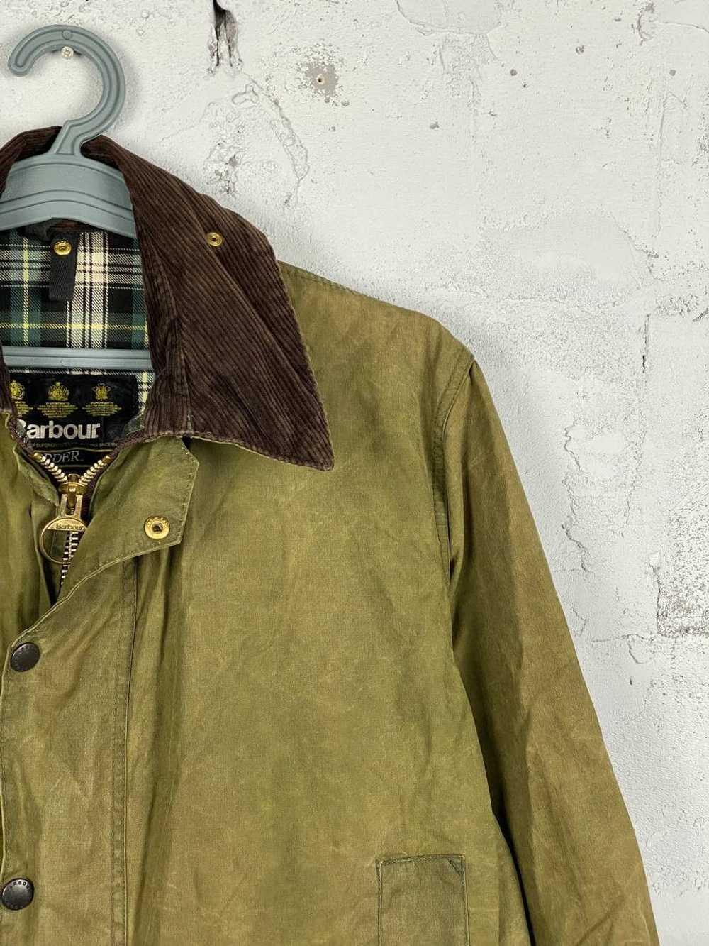 Barbour × Vintage × Waxed Vintage 90s Barbour Bed… - image 5